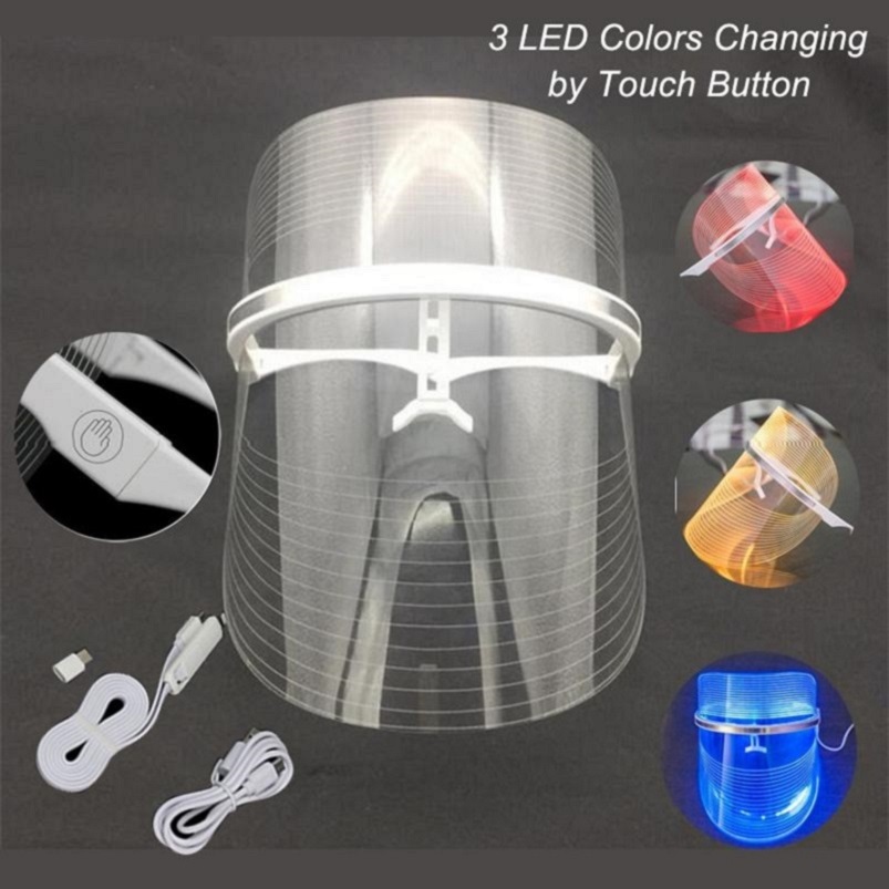 LED Light Therapy Face Mask Anti Acne Anti Wrinkle Facial SPA Instrument Treatment Beauty Device Face Skin Care Tools