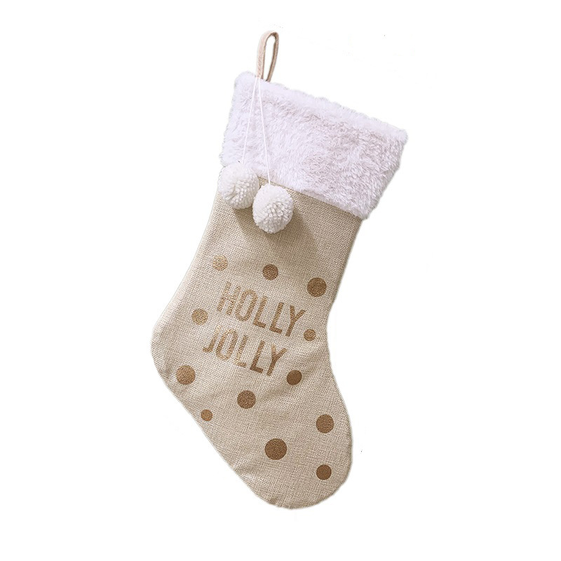 Wholesale Creative Christmas Stocking With Ball Bronzing Linen Stockings Kids Gift 80pcs/lot Santa Socks Candy Collection Bags
Wholesale Creative Christmas Stocking With Ball Bronzing Linen Stockings Kids Gift 80pcs/lot Santa Socks Candy Collection Bags