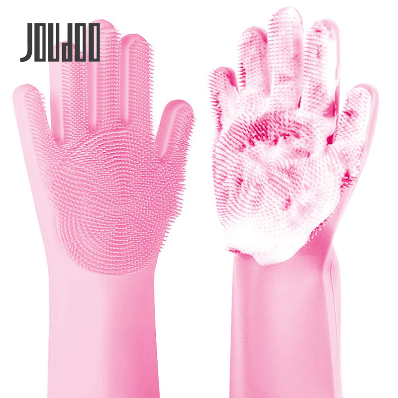 1 Pair silicone washing gloves with Brush magic silicone dish washing gloves dishwashing Clean Tool scrubbing
1 Pair silicone washing gloves with Brush magic silicone dish washing gloves dishwashing Clean Tool scrubbing