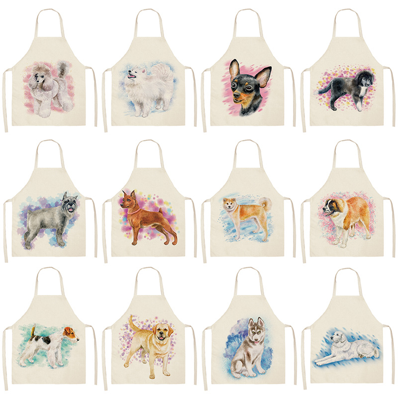 Dog Pug Kitchen Sleeveless Aprons For Women Cotton Linen Bibs Household Cleaning Pinafore Home Cooking Apron 53*65cm WQL0199
Dog Pug Kitchen Sleeveless Aprons For Women Cotton Linen Bibs Household Cleaning Pinafore Home Cooking Apron 53*65cm WQL0199