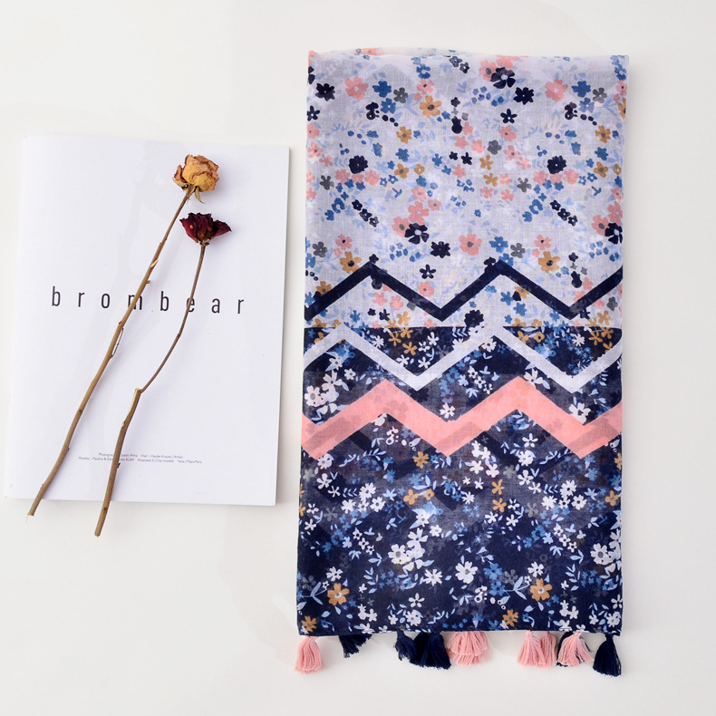 PHLE Navy blue printed cotton scarf fringed beach towel travel bohemian sun shawl scarf women winter silk women
PHLE Navy blue printed cotton scarf fringed beach towel travel bohemian sun shawl scarf women winter silk women