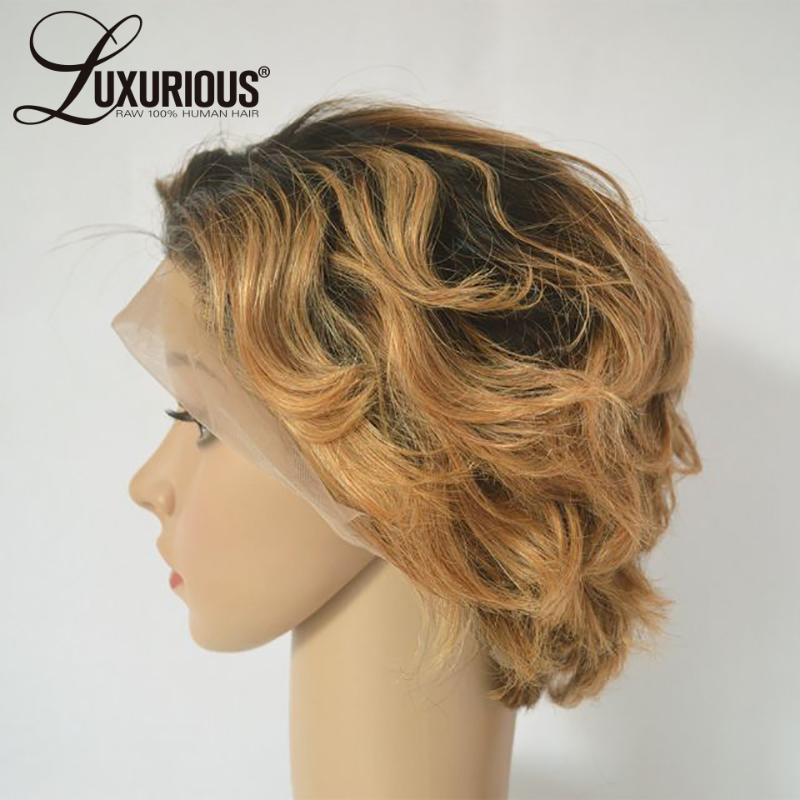 #1B/27 Wavy Honey Blonde Lace Closure Wig Peruvian Remy Hair Lace Front Glueless Human Hair Wigs Pre Plucked With Baby, As pic
#1B/27 Wavy Honey Blonde Lace Closure Wig Peruvian Remy Hair Lace Front Glueless Human Hair Wigs Pre Plucked With Baby, As pic
