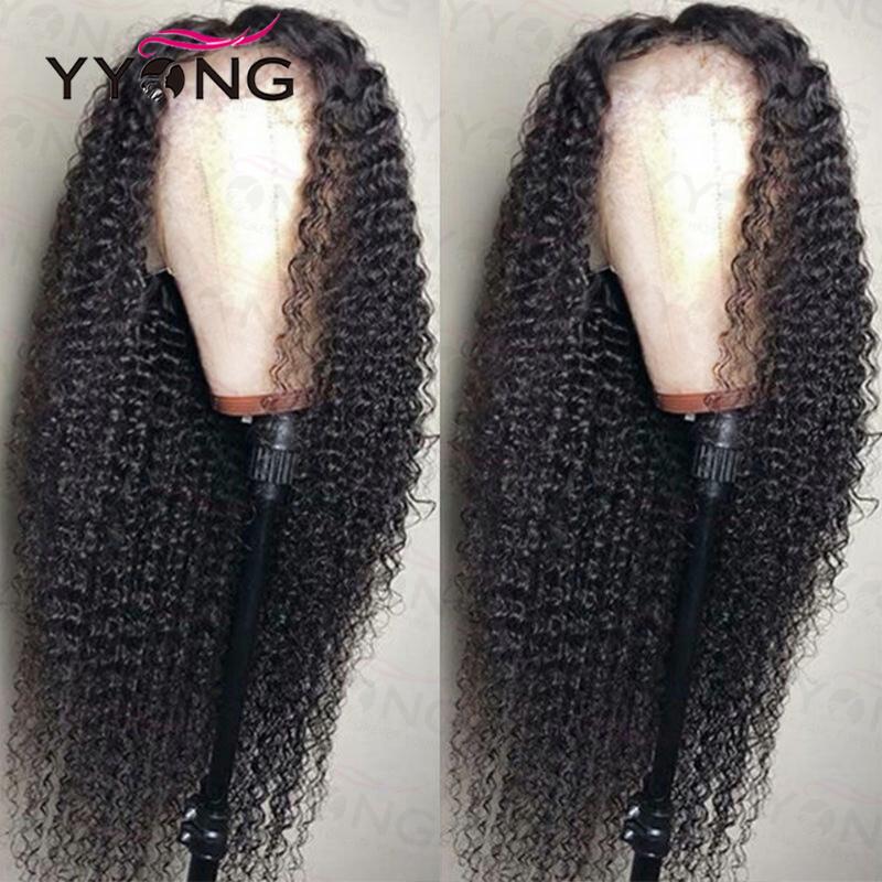 YYong 1x4& 13x6 T Part HD Transparent Lace Front Human Hair Wig Remy Peruvian Kinky Curly Lace Wigs Deep Part Wigs 120% 32 inch, 1x4 brown lace
YYong 1x4& 13x6 T Part HD Transparent Lace Front Human Hair Wig Remy Peruvian Kinky Curly Lace Wigs Deep Part Wigs 120% 32 inch, 1x4 brown lace