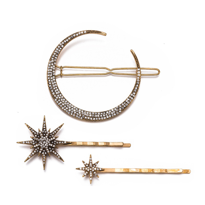 Trendy Hair Decoration Rhinestone Star Moon Hairpins Korea Hair Clip Women Fashion Crystal Bride Jewelry Wedding Accessories
Trendy Hair Decoration Rhinestone Star Moon Hairpins Korea Hair Clip Women Fashion Crystal Bride Jewelry Wedding Accessories