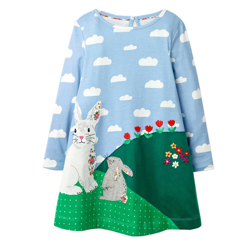 Baby Girls Dresses Clothes Kids Cotton Rabbit Dress Animal Appliqued Children Clothing Toddler Girl Dress Princess Costume 2-7Y, 83
Baby Girls Dresses Clothes Kids Cotton Rabbit Dress Animal Appliqued Children Clothing Toddler Girl Dress Princess Costume 2-7Y, 83