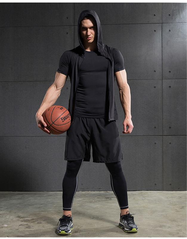 5 Pcs/Set Men' Tracksuit Sports Suit Gym Fitness Compression Clothes Running Jogging Sport Wear Exercise Workout Tights, Beige
5 Pcs/Set Men' Tracksuit Sports Suit Gym Fitness Compression Clothes Running Jogging Sport Wear Exercise Workout Tights, Beige