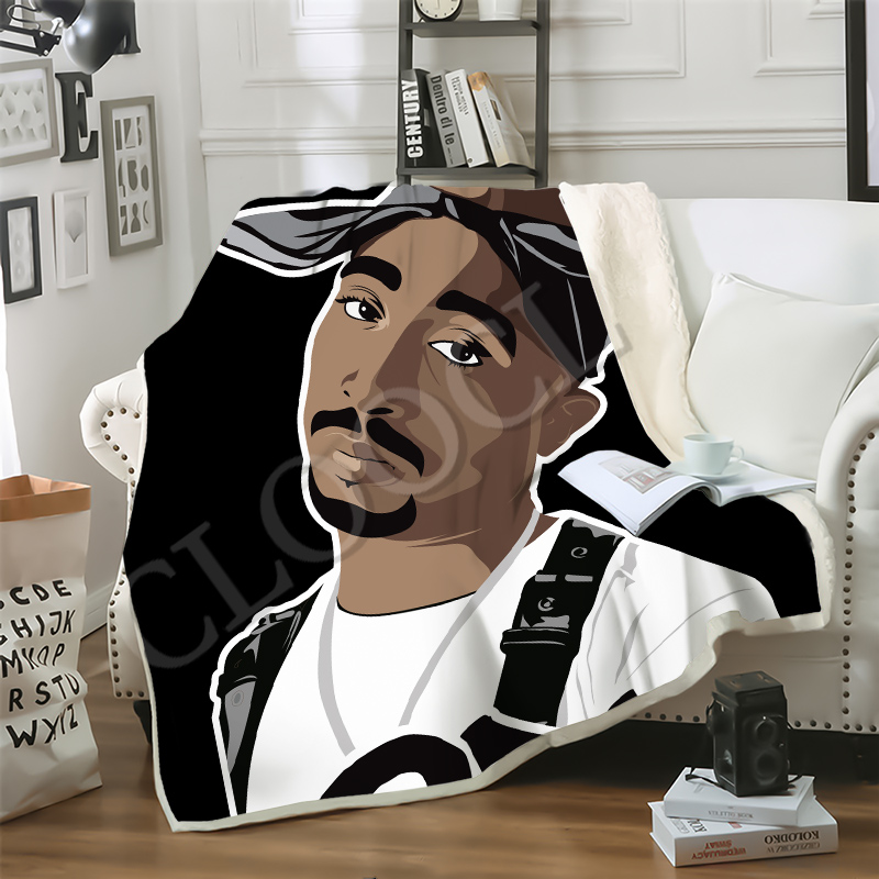 CLOOCL Rock Rapper 2pac Blankets 3D Print Star Singer Double Layer Casual Sofa Travel Teens Women Men Bedding Throw Blanket Plush Quilt
CLOOCL Rock Rapper 2pac Blankets 3D Print Star Singer Double Layer Casual Sofa Travel Teens Women Men Bedding Throw Blanket Plush Quilt