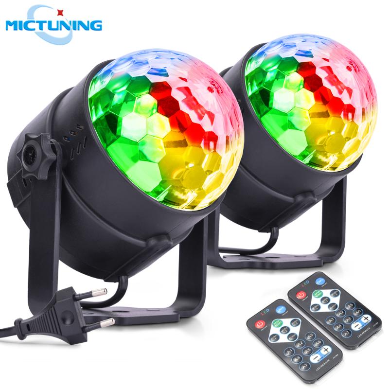 MICTUNING Upgraded Led Disco Ball Light 6W 6 Colors Strobe DJ Stage Lights Music Activated Laser Projector effect Lamp for Party
MICTUNING Upgraded Led Disco Ball Light 6W 6 Colors Strobe DJ Stage Lights Music Activated Laser Projector effect Lamp for Party