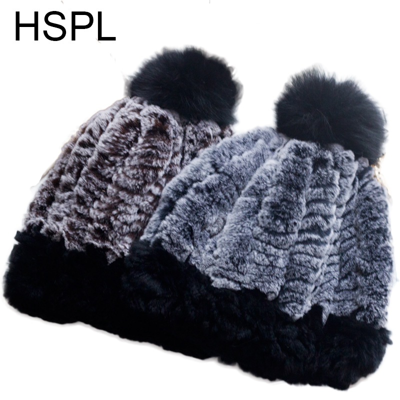 HSPL Winter Women Fur Hat With Real Fur Pom pom Knitted Ladies Fashion Warm Russia Style Hats Pompoms Hats Knit, Silver
HSPL Winter Women Fur Hat With Real Fur Pom pom Knitted Ladies Fashion Warm Russia Style Hats Pompoms Hats Knit, Silver