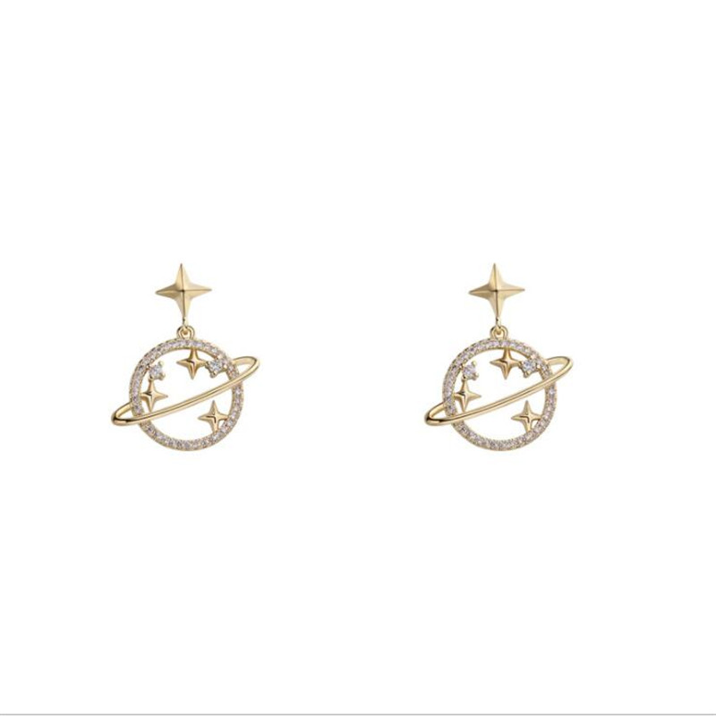 Star Moon Earrings Charming Crystal Gold And Silver Color Women's Earrings Party Fashion Jewelry
Star Moon Earrings Charming Crystal Gold And Silver Color Women's Earrings Party Fashion Jewelry