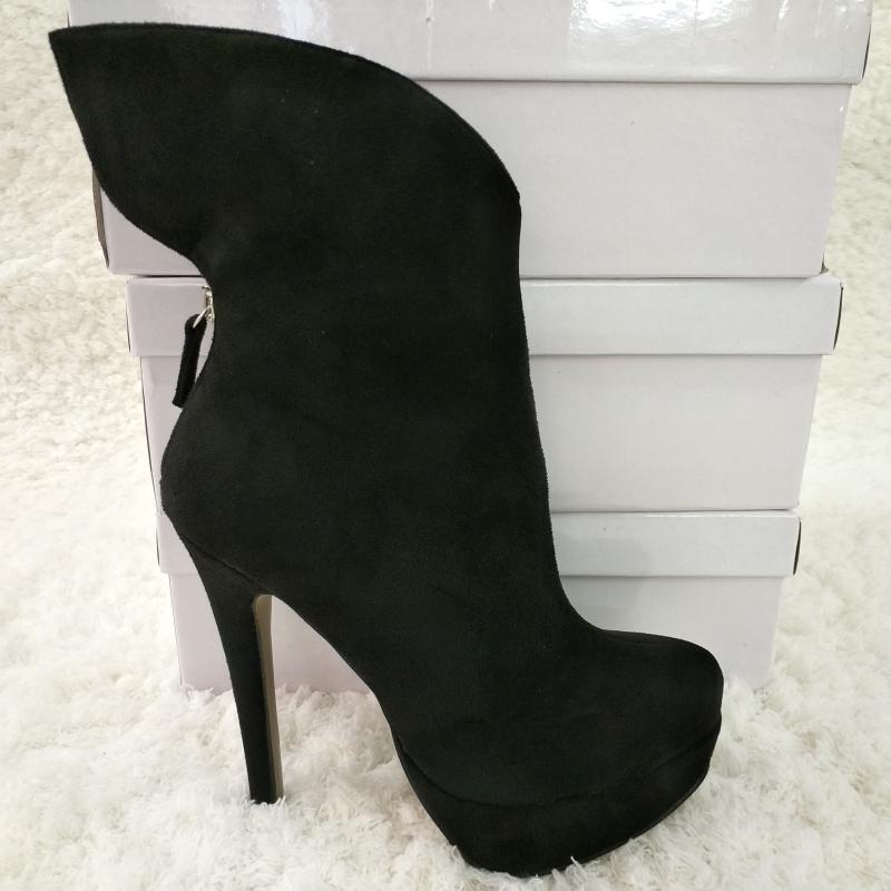 Women Stiletto Thin High Heel Mid-Calf Boots Round Toe Platform Sexy Fashion Evening Dress Party Ball Lady Half Boots 3463bt-d, Black suede
Women Stiletto Thin High Heel Mid-Calf Boots Round Toe Platform Sexy Fashion Evening Dress Party Ball Lady Half Boots 3463bt-d, Black suede