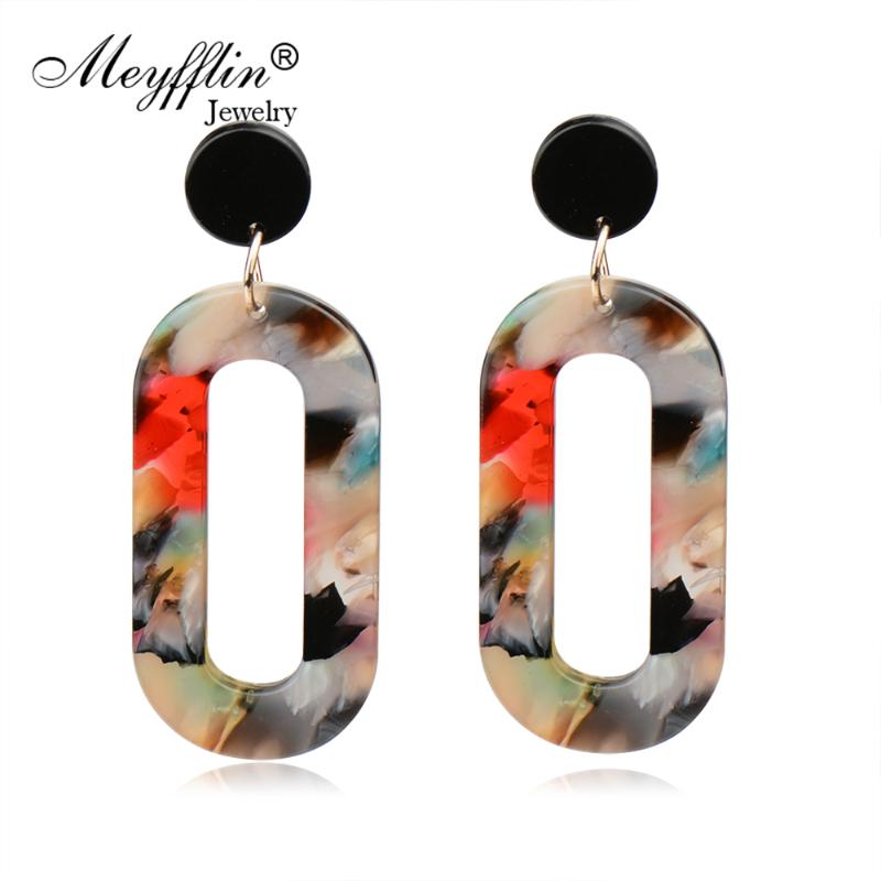 Meyfflin Long Acrylic Pattern Earring Fashion Jewelry for Women Drop Earrings Fashion Geometric Statement Earring Female Brincos
Meyfflin Long Acrylic Pattern Earring Fashion Jewelry for Women Drop Earrings Fashion Geometric Statement Earring Female Brincos