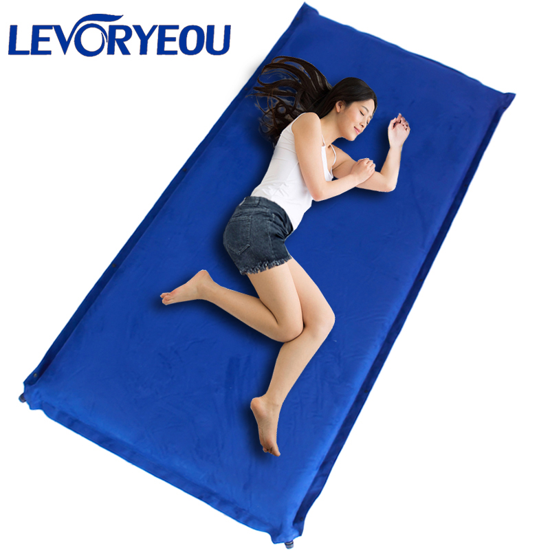 LEVORYEOUtop suede fabric single automatic inflatable cushion pad thickening inflatable bed mattress outdoor tent lunch rest mat
LEVORYEOUtop suede fabric single automatic inflatable cushion pad thickening inflatable bed mattress outdoor tent lunch rest mat