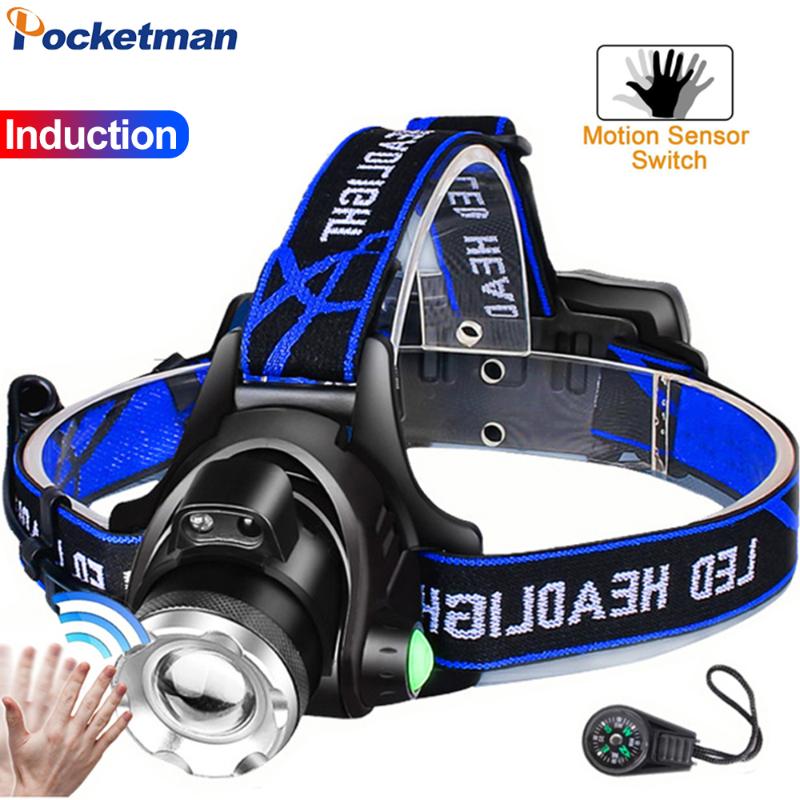 

10000LM LED Headlamp Brightest Zoomable Headlight T6 L2 V6 LED Head Light Head Lamp Waterproof Front Torch Use 18650 Fishin