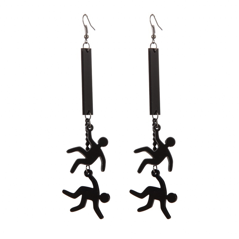 Wholesale acrylic earrings women funny black villain earrings vintage fashion jewelry wild personality ear jewelry
Wholesale acrylic earrings women funny black villain earrings vintage fashion jewelry wild personality ear jewelry