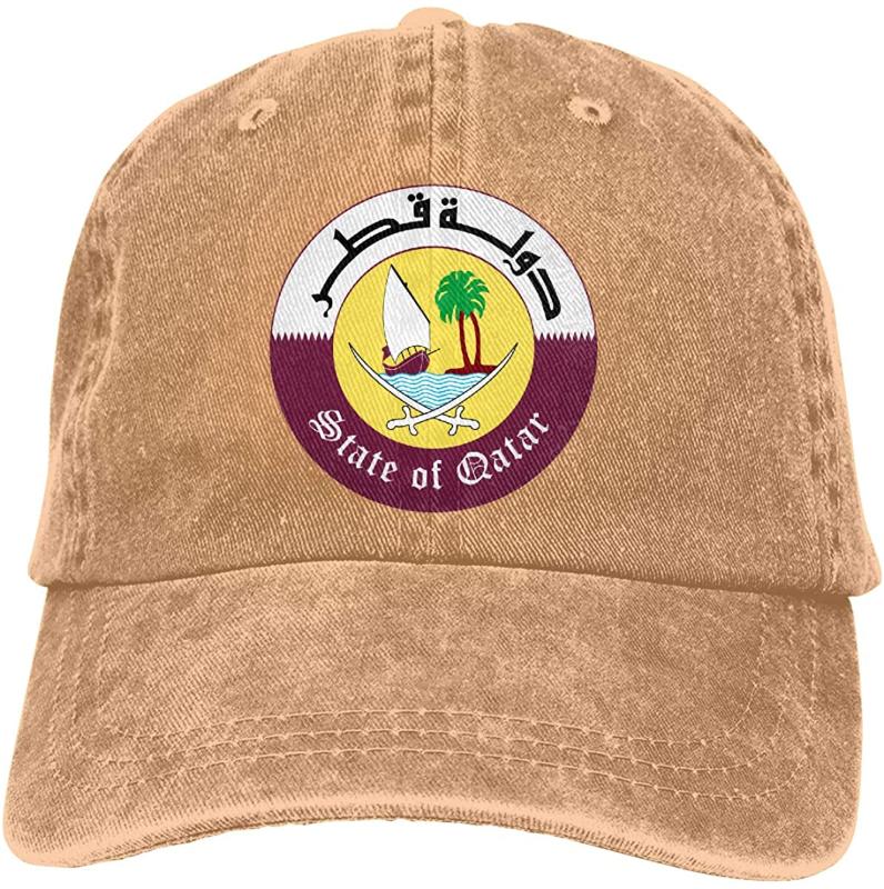 Qatar Coats of Arms Unisex Soft Casquette Cap Vintage Adjustable Baseball Caps, Black
Qatar Coats of Arms Unisex Soft Casquette Cap Vintage Adjustable Baseball Caps, Black