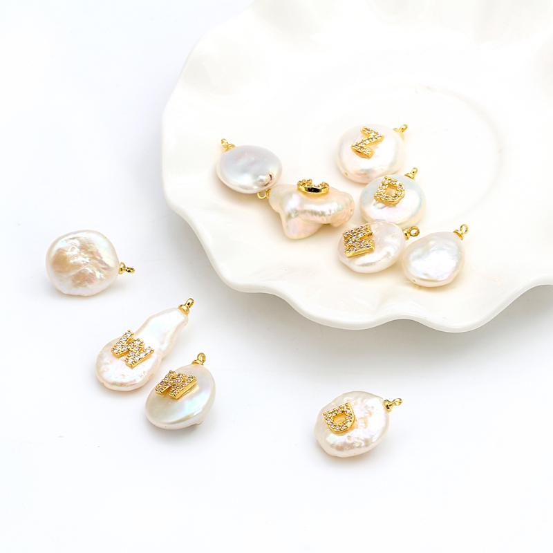 MEIBEADS 26 Alphabet Letters Baroque Pearl Beads Charms Jewelry Accessories Fit Women Diy Pearl Beads Earrings Necklace Pendants
MEIBEADS 26 Alphabet Letters Baroque Pearl Beads Charms Jewelry Accessories Fit Women Diy Pearl Beads Earrings Necklace Pendants