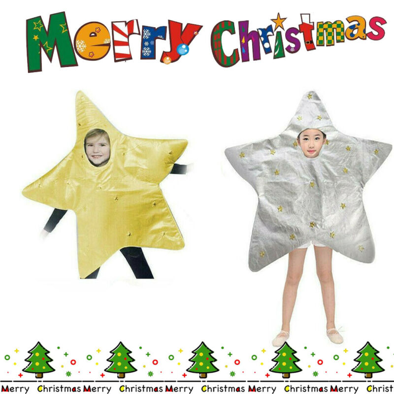 

Christmas Nativity Kids Star Costume Boys Girls Xmas Party Fancy Dress Outfit