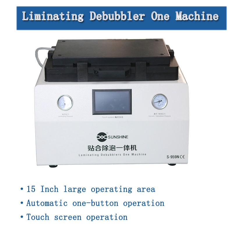 SUNSHINE 15inch SS-959N Mobile LCD Refurbished Oca liminating Debubbler Machine For SamsungS8 S9 S9EDGE Lcd repair
SUNSHINE 15inch SS-959N Mobile LCD Refurbished Oca liminating Debubbler Machine For SamsungS8 S9 S9EDGE Lcd repair