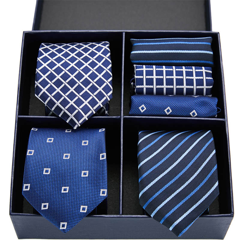 Tie Sets Men's Tie Stripe Dot Floral 3pcs Necktie Hanky Blue Red Necktie Pocket Square sets For Men Wedding Party Gift Box
Tie Sets Men's Tie Stripe Dot Floral 3pcs Necktie Hanky Blue Red Necktie Pocket Square sets For Men Wedding Party Gift Box