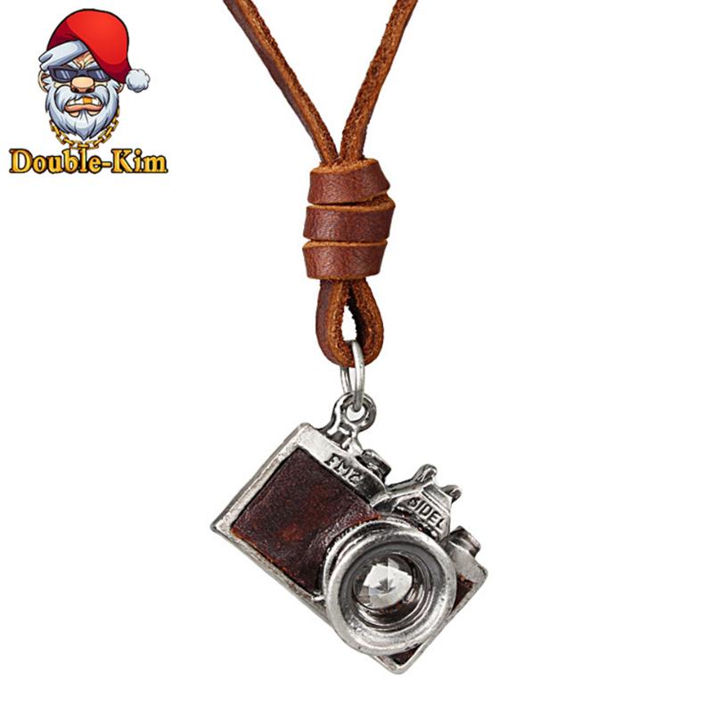 Camera Pendant Necklace Men Hip-Hop Rock Street Culture Titanium Stainless Steel Leather Cord Necklace Fashion Man Jewelry
Camera Pendant Necklace Men Hip-Hop Rock Street Culture Titanium Stainless Steel Leather Cord Necklace Fashion Man Jewelry