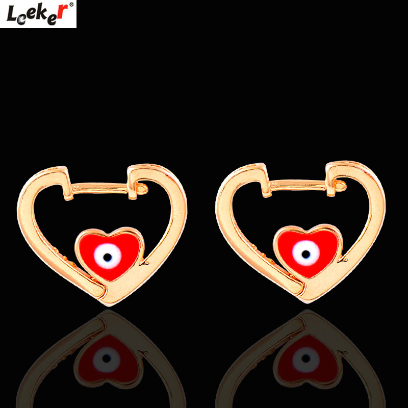 LEEKER Hollow Heart Hoop Earrings Gold Color Women 6 Colors Enamel Eyes Earring Wedding Party Accessories Jewelry 534 LK7
LEEKER Hollow Heart Hoop Earrings Gold Color Women 6 Colors Enamel Eyes Earring Wedding Party Accessories Jewelry 534 LK7