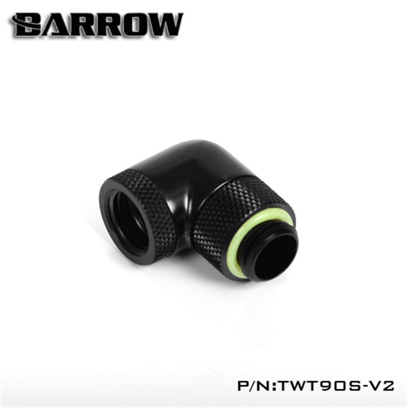 Barrow G1/4 360 degree Rotary Fitting 90 degree Dual Rotary Adapter (Male to Female) for computer water cooling TWT90S-V2
Barrow G1/4 360 degree Rotary Fitting 90 degree Dual Rotary Adapter (Male to Female) for computer water cooling TWT90S-V2
