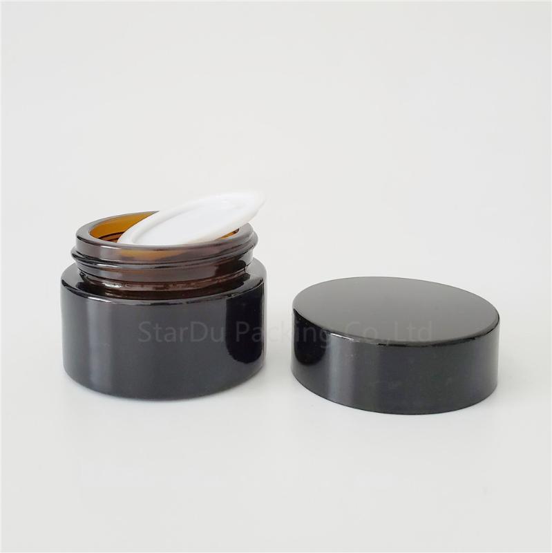 200pcs/lot 5g 10g 15g 20g 30g 50g glass jars for cosmetics Amber Glass Cream Jars Cosmetic Packaging with lid black plastic caps
200pcs/lot 5g 10g 15g 20g 30g 50g glass jars for cosmetics Amber Glass Cream Jars Cosmetic Packaging with lid black plastic caps