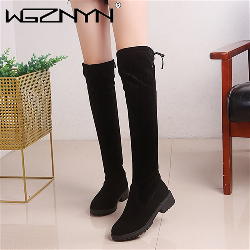 WGZNYN 2020 Fashion Women Boots Winter Over The Knee Heels Quality Suede Long Comfort Square Botas Mujer Thigh High Boots, Black
WGZNYN 2020 Fashion Women Boots Winter Over The Knee Heels Quality Suede Long Comfort Square Botas Mujer Thigh High Boots, Black