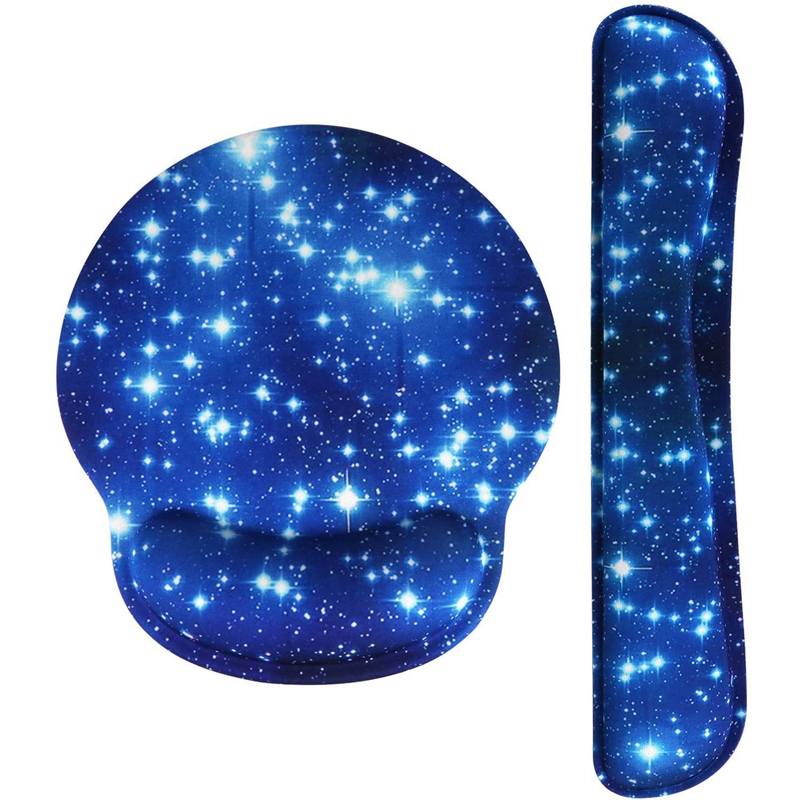 Keyboard Wrist Rest Pad and Mouse Wrist Rest Support Mouse Pad Set for Easy Typing (Starry Sky
Keyboard Wrist Rest Pad and Mouse Wrist Rest Support Mouse Pad Set for Easy Typing (Starry Sky