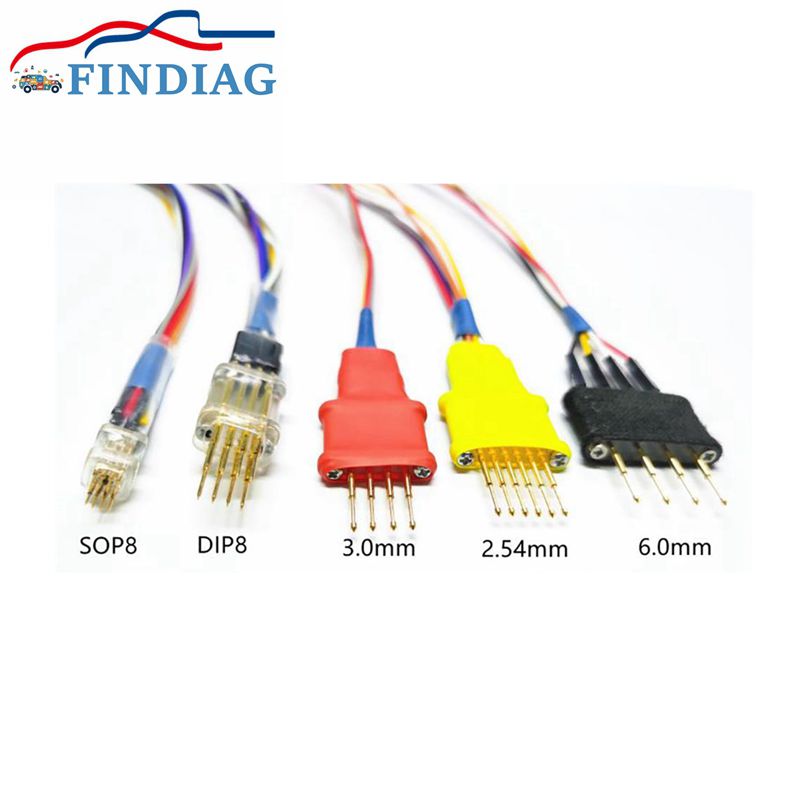 Support Iprog+ XPROG with 5 Probes for in-circuit ECU Cables Newest Probe Adapters Programmer SOP8/DIP8/3.0mm/2.54mm/3.0mm 5 pcs
Support Iprog+ XPROG with 5 Probes for in-circuit ECU Cables Newest Probe Adapters Programmer SOP8/DIP8/3.0mm/2.54mm/3.0mm 5 pcs