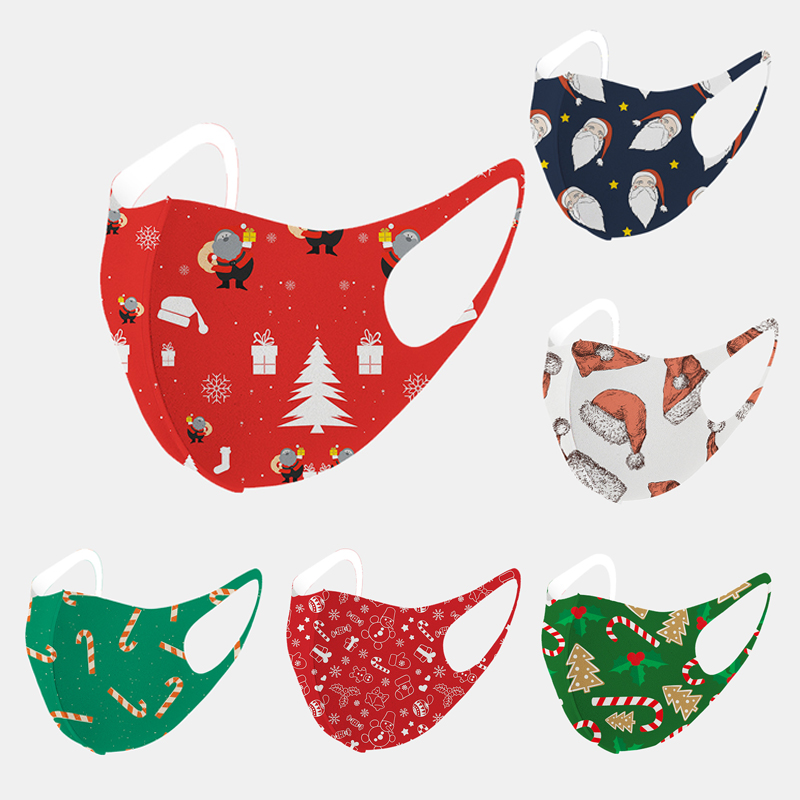 Desgin Christmas adult children printing mask 3D knitted reusable creative mask summer ice silk cotton washable masks individual package
Desgin Christmas adult children printing mask 3D knitted reusable creative mask summer ice silk cotton washable masks individual package