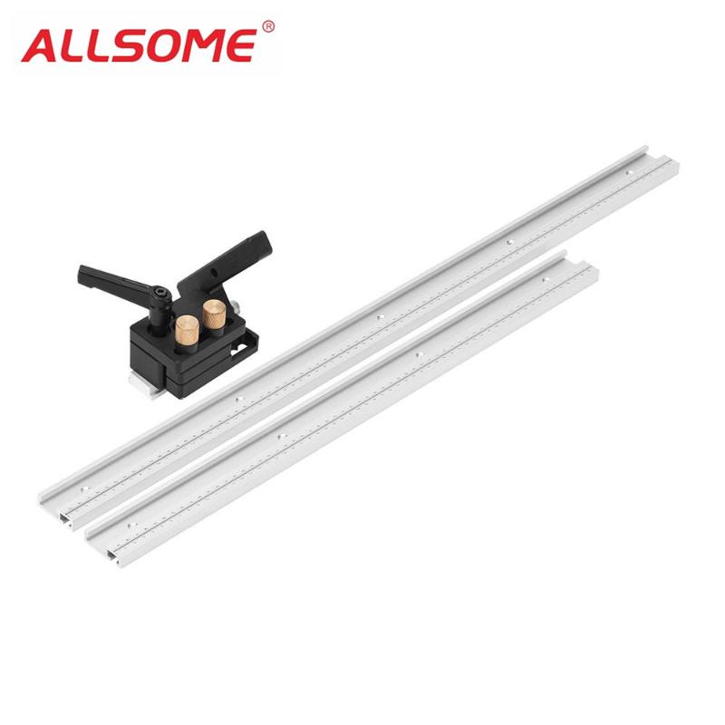 ALLSOME Aluminum Alloy T-Track Woodworking T-slot Miter Track with Scale/Miter Track Stop 600mm 800mm 1000mm 1220mm HT2273-2277
ALLSOME Aluminum Alloy T-Track Woodworking T-slot Miter Track with Scale/Miter Track Stop 600mm 800mm 1000mm 1220mm HT2273-2277