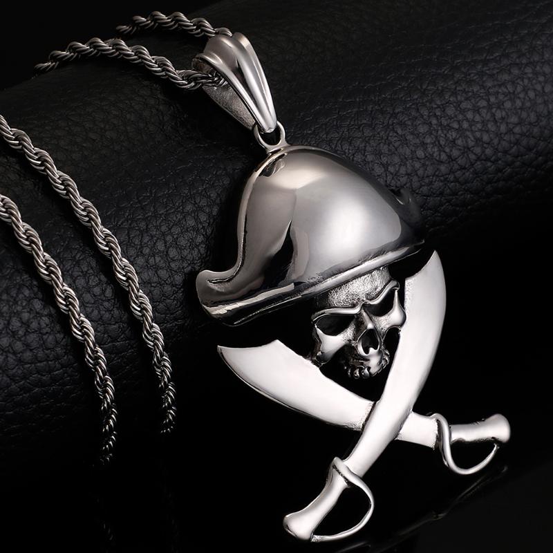 Hiphop Rock Cool Pendant Necklace For Men Women Stainless Steel Mens Jewellery Cool Gothic Men's Pendants Accessories
Hiphop Rock Cool Pendant Necklace For Men Women Stainless Steel Mens Jewellery Cool Gothic Men's Pendants Accessories