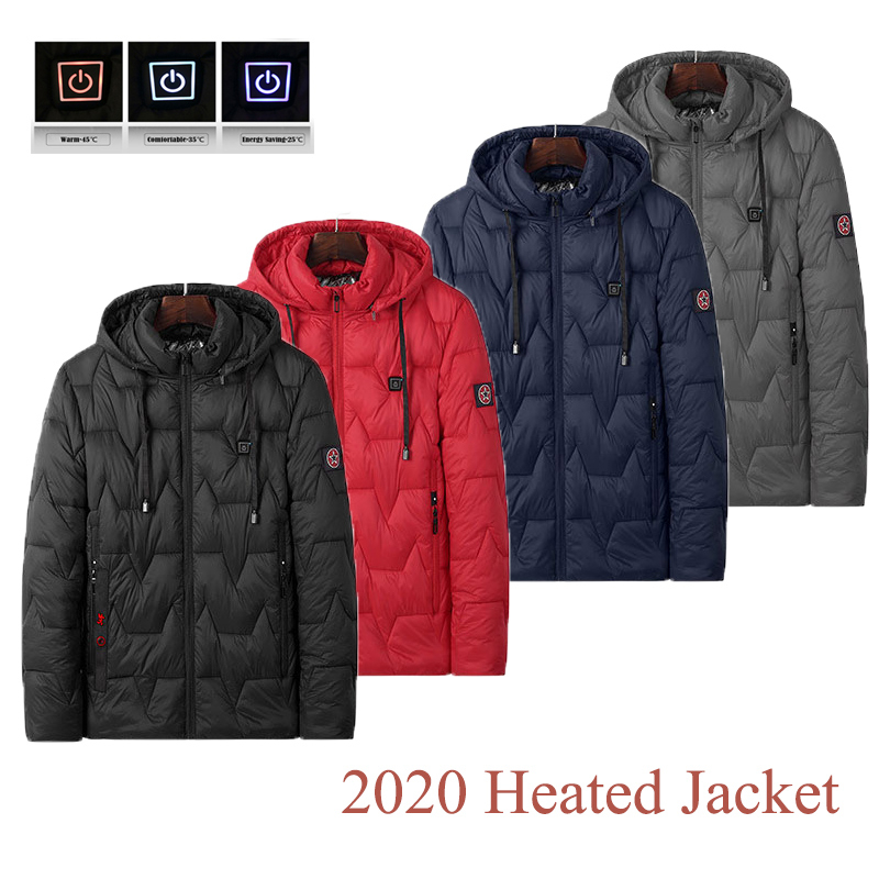 Sale USB Charging Men's Heated Coat Intelligent Heated Jacket Full Body Heating Cotton Winter Fishing Climbing Running Jacket, Black
Sale USB Charging Men's Heated Coat Intelligent Heated Jacket Full Body Heating Cotton Winter Fishing Climbing Running Jacket, Black