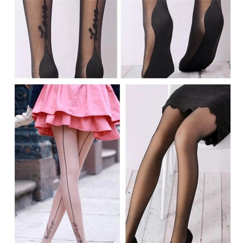 1 Pair New Female Sexy Stockings Pantyhose English Love Letter Tattoo Jacquard For Woman Girl Ladies One Line Design Stockings, Beige
1 Pair New Female Sexy Stockings Pantyhose English Love Letter Tattoo Jacquard For Woman Girl Ladies One Line Design Stockings, Beige