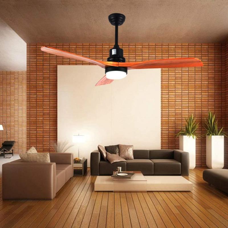 52 inch Ceiling Fan with Light LED Brushed Nickel Walnut Wood for Living Room Kitchen Bedroom Family Dining
52 inch Ceiling Fan with Light LED Brushed Nickel Walnut Wood for Living Room Kitchen Bedroom Family Dining