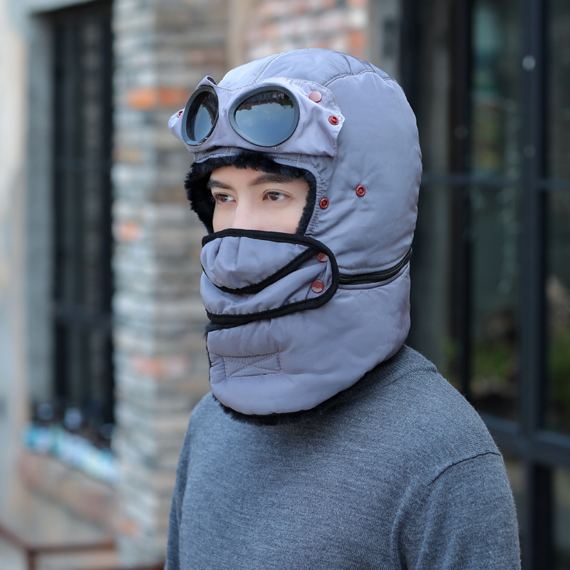Beanie/Skull Caps Korean-Style Women's Winter Warm Thick Ushanka Snow Hat With Mask Wraps Windproof Outdoor Earmuffs Fur For Men, Grey
Beanie/Skull Caps Korean-Style Women's Winter Warm Thick Ushanka Snow Hat With Mask Wraps Windproof Outdoor Earmuffs Fur For Men, Grey