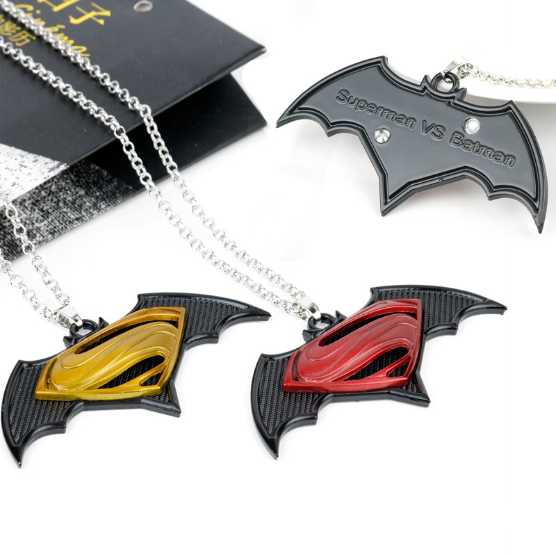 Super man v Bat Logo Necklace Link Chain Pendant Necklace Men Women Accessories Necklaces
Super man v Bat Logo Necklace Link Chain Pendant Necklace Men Women Accessories Necklaces