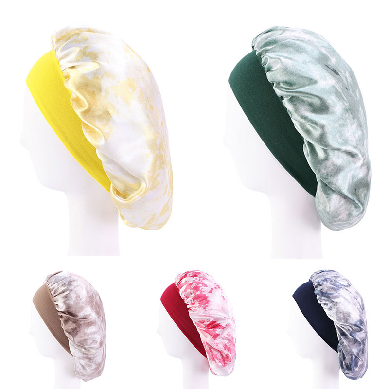 30cm Width Women's Satin Hair Bonnet For Sleeping Silk Hair Wrap Bathing Cap Nightcap For Women Cap Bonnet Tie Dye Hat New, 01
30cm Width Women's Satin Hair Bonnet For Sleeping Silk Hair Wrap Bathing Cap Nightcap For Women Cap Bonnet Tie Dye Hat New, 01