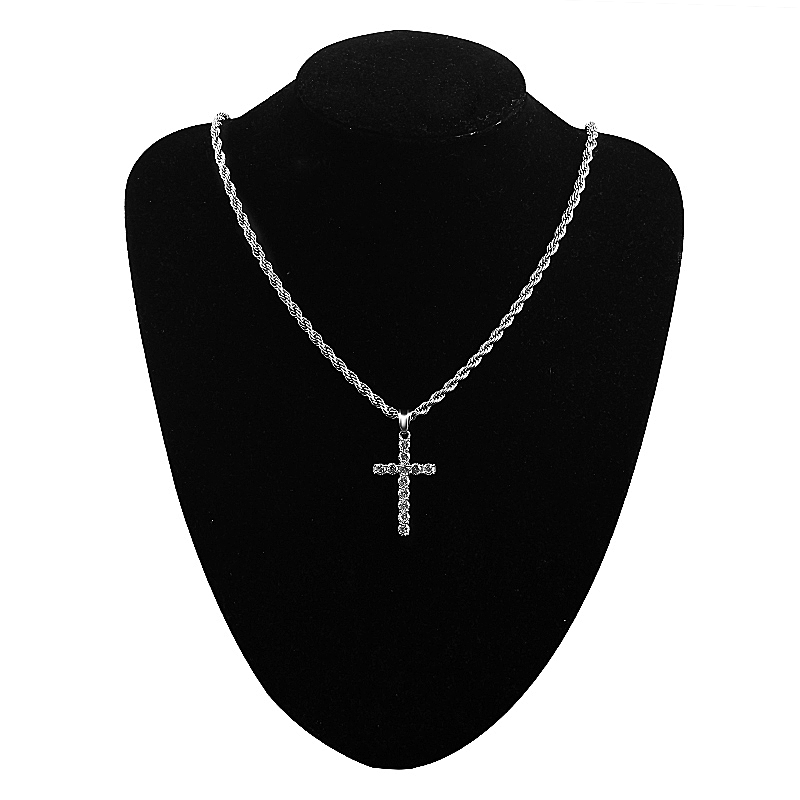 Hip hop Width 4mm Rope Chain Necklace Twisted Silver Color Stainless Steel Necklaces For Men And women fashion Jewelry Wholesale
Hip hop Width 4mm Rope Chain Necklace Twisted Silver Color Stainless Steel Necklaces For Men And women fashion Jewelry Wholesale