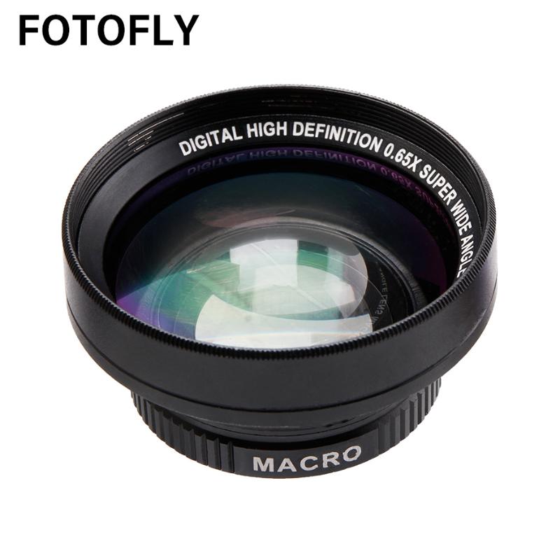 FOTOFLY 0.65X 37mm Wide Angle Lens With Macro Optical Glass Lenses For Sony Canon Nikon Lens Accessories Digital High Definition
FOTOFLY 0.65X 37mm Wide Angle Lens With Macro Optical Glass Lenses For Sony Canon Nikon Lens Accessories Digital High Definition