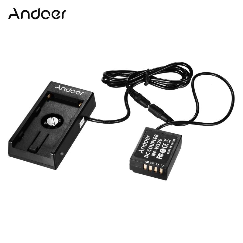 Andoer NP-W126 Dummy Battery Coupler with Spring Cable Battery Plate Holder for Fuji Cameras X-A1/X-A2/X-A3/X-E1/X-E2/X-M1
Andoer NP-W126 Dummy Battery Coupler with Spring Cable Battery Plate Holder for Fuji Cameras X-A1/X-A2/X-A3/X-E1/X-E2/X-M1