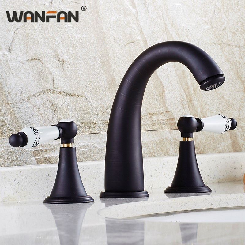 Retro Black Basin Faucet Dual Handle Three-hole Basin Mixer Bathroom Accessories Black Tap Sink Mixer Tap Home Decor HR-6225R
Retro Black Basin Faucet Dual Handle Three-hole Basin Mixer Bathroom Accessories Black Tap Sink Mixer Tap Home Decor HR-6225R
