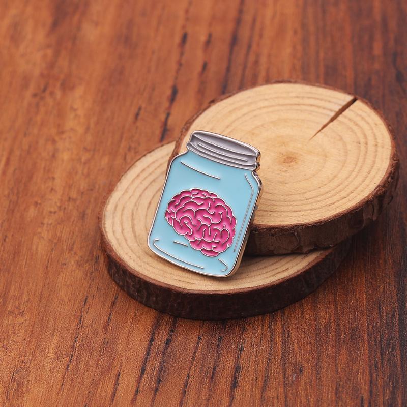 New Arrival Brooches Pin Brain in Bottle Enamel Lapel Pin Nerve Brooch Accessories Pins Gifts For
New Arrival Brooches Pin Brain in Bottle Enamel Lapel Pin Nerve Brooch Accessories Pins Gifts For