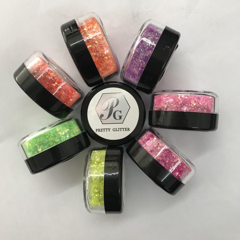 PrettyG DIY 10g/jar Mixed Size Neon Bright Chunky Mixes Nail Sequins Power Glitter Flakes Manicure Art Decoration HC
PrettyG DIY 10g/jar Mixed Size Neon Bright Chunky Mixes Nail Sequins Power Glitter Flakes Manicure Art Decoration HC