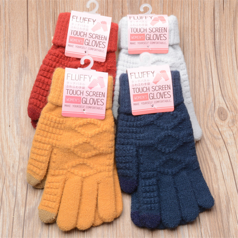 Imitation Cashmere Jacquard Knit Screen Touch Keep Warm Fashion Winter Adult Woman Unisex Gloves Mittens Accessories-DQC
Imitation Cashmere Jacquard Knit Screen Touch Keep Warm Fashion Winter Adult Woman Unisex Gloves Mittens Accessories-DQC