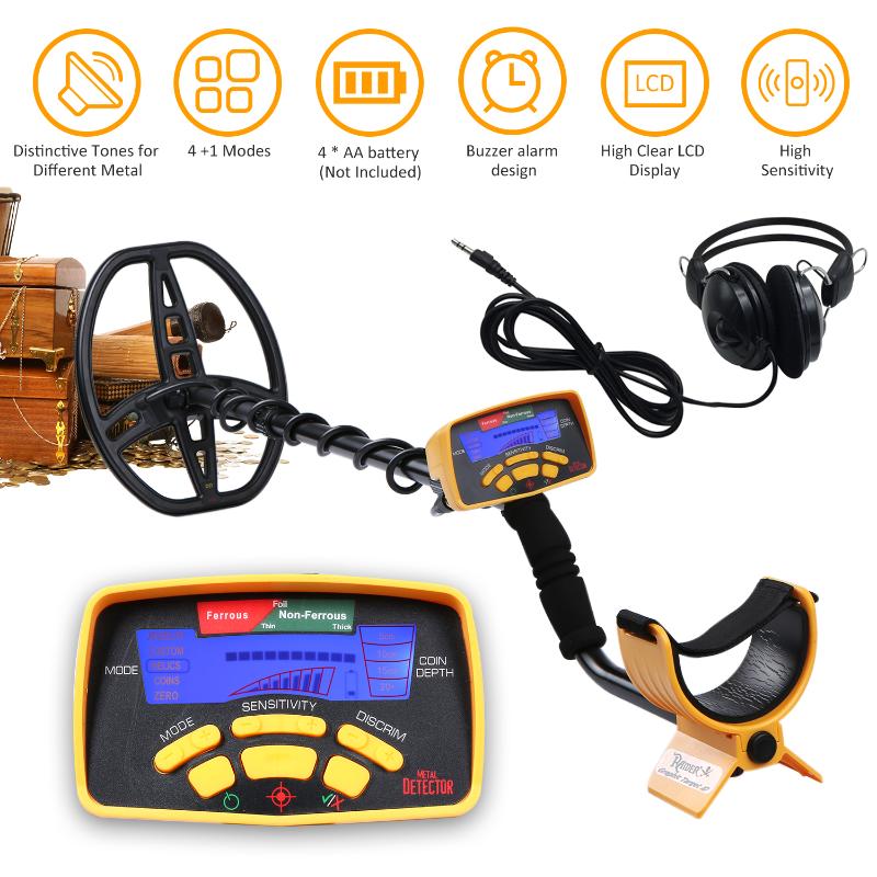 MD6350 Professional Metal Detector Underground Metal Finder Inductor Gold Treasure Seeker Depth Detector
MD6350 Professional Metal Detector Underground Metal Finder Inductor Gold Treasure Seeker Depth Detector