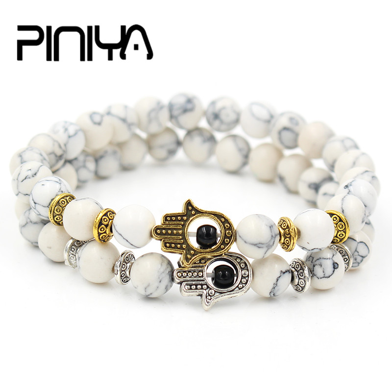 Drop Shipping Fashion Evil Eye Bracelet Women Girl Men Black Onyx Bead Stone Fatima Hand Hamsa Charm Bracelet Femme pulsera
Drop Shipping Fashion Evil Eye Bracelet Women Girl Men Black Onyx Bead Stone Fatima Hand Hamsa Charm Bracelet Femme pulsera
