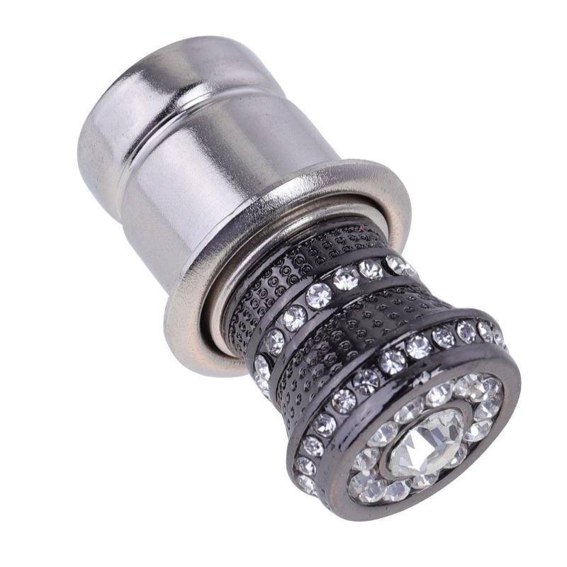 12V Rhinestone Car Cigarette Lighter Socket Durable Cigarette Lighter Replacement Portative Connector Auto Car Styling (Black, As pic
12V Rhinestone Car Cigarette Lighter Socket Durable Cigarette Lighter Replacement Portative Connector Auto Car Styling (Black, As pic